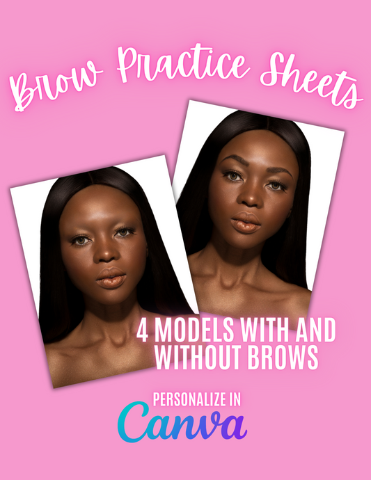 NEW Brow Practice Sheets